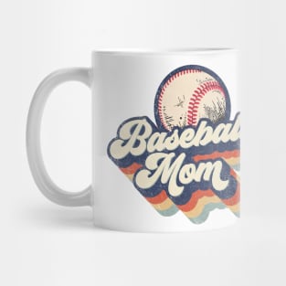 Retro Baseball Mom Mother's Day Mug